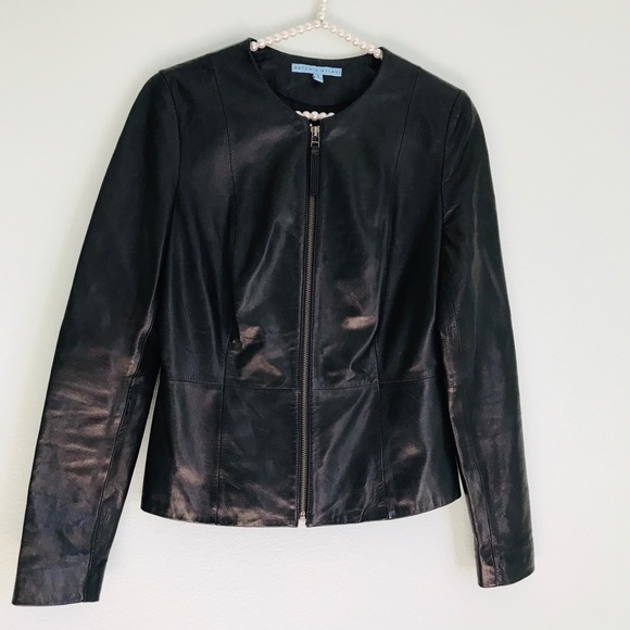 ANTONIO MELANI | Jackets & Coats | Antonio Melani Genuine Leather Jacket | Poshmark